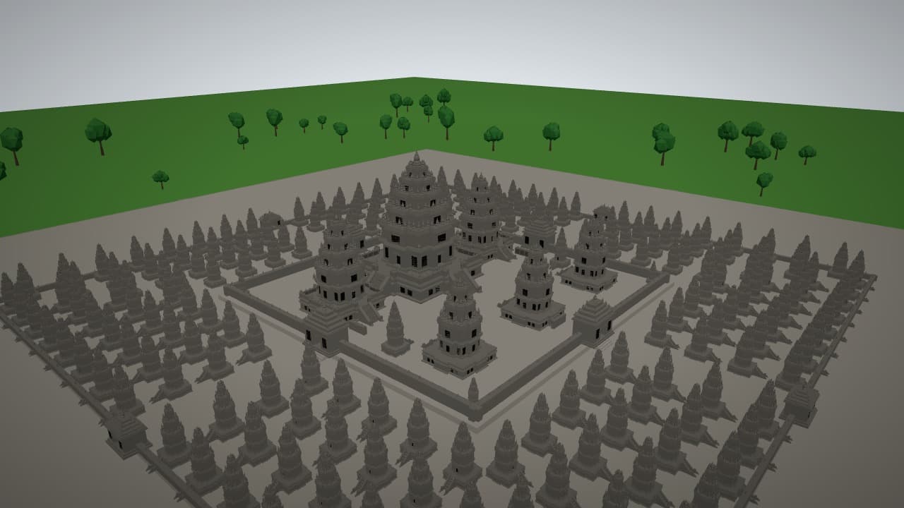 Candi Prambanan — Menara Candi dan Kompleks Hindu