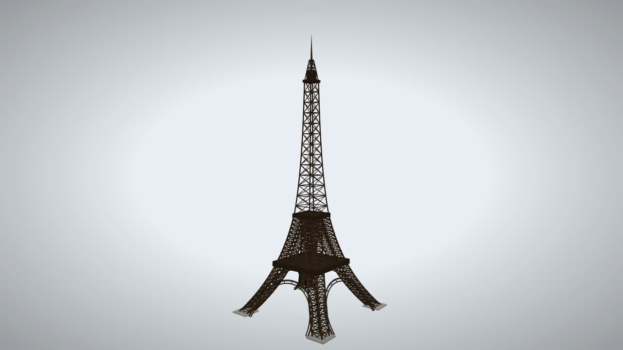 Menara Eiffel — Struktur Rangka dan Ikon Paris