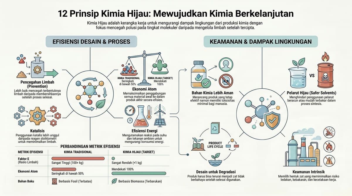 12 Prinsip Kimia Hijau: Mewujudkan Kimia Berkelanjutan