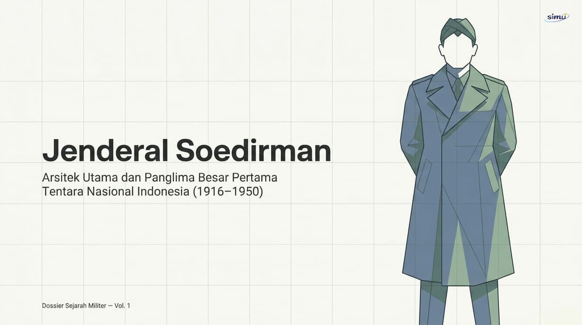 Jenderal Soedirman: Arsitek Strategi dan Panglima Besar TNI