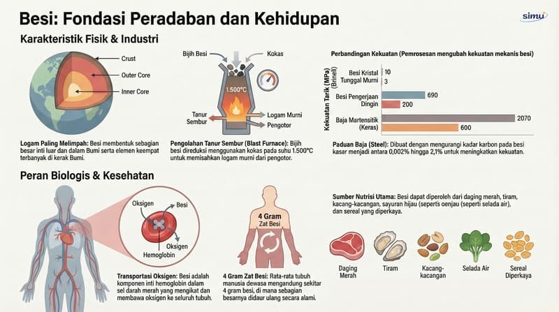 Kartu Unsur 26–50: Besi sampai Timah — Set Infografis Siap Cetak