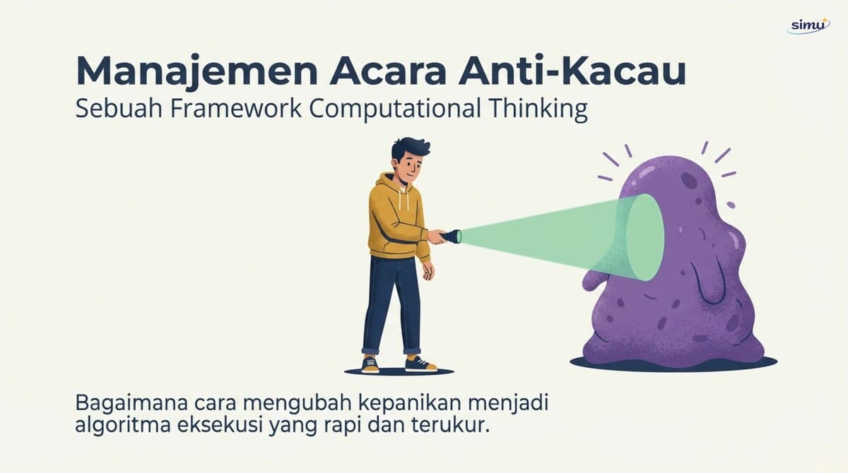 Manajemen Acara Anti Kacau: Praktik Computational Thinking