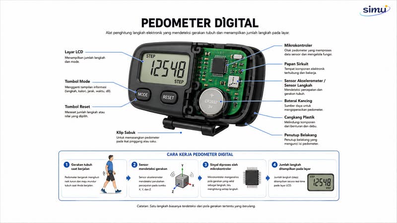 Pedometer Digital