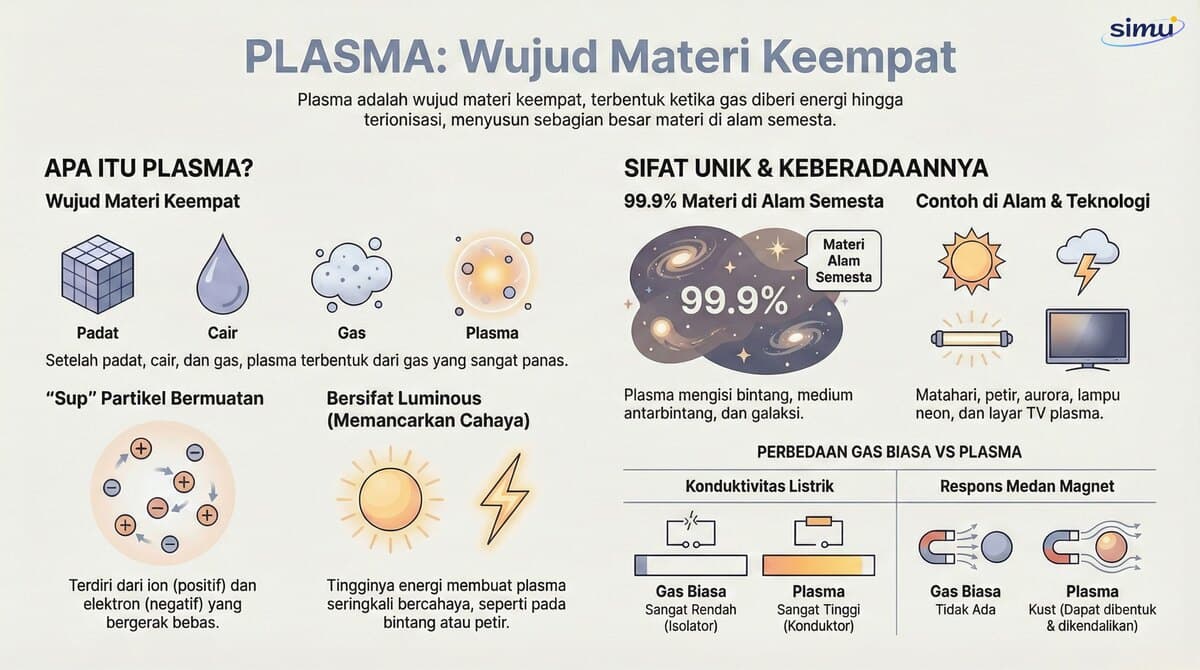 Plasma: Wujud Keempat dan Dinamika Kosmik