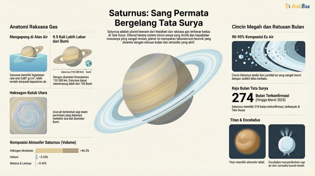 Saturnus: Permata Bercincin