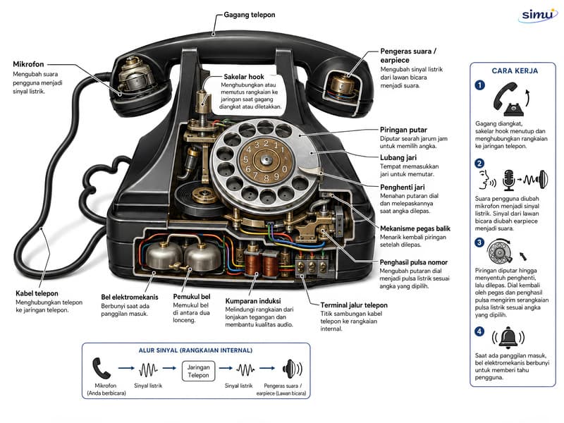 Telepon Retro (Telepon Putar)