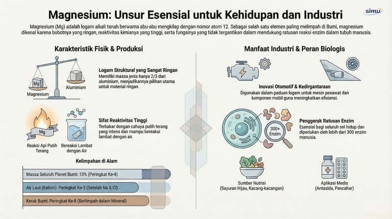 Unsur 012: Magnesium (Mg)