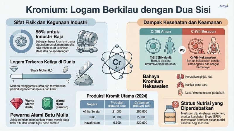 Unsur 024: Kromium (Cr)