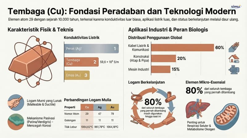 Unsur 029: Tembaga (Cu)