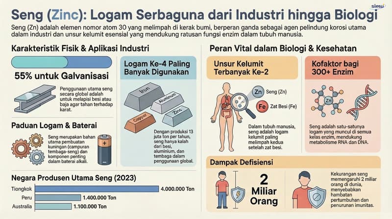Unsur 030: Seng (Zn)