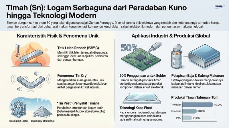 Unsur 050: Timah (Sn)