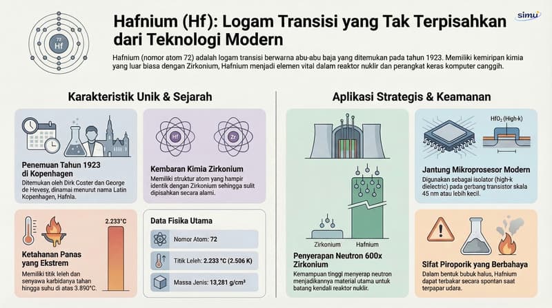 Unsur 072: Hafnium (Hf)