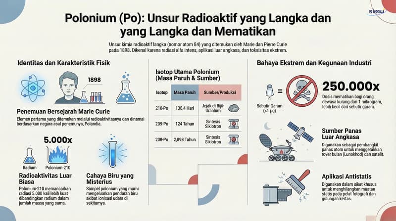 Unsur 084: Polonium (Po)
