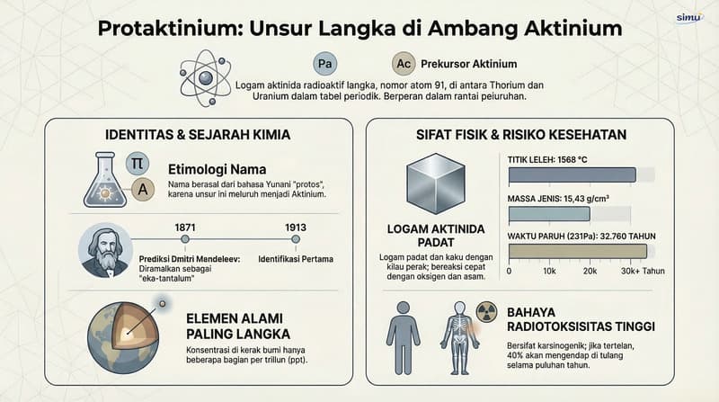 Unsur 091: Protaktinium (Pa)