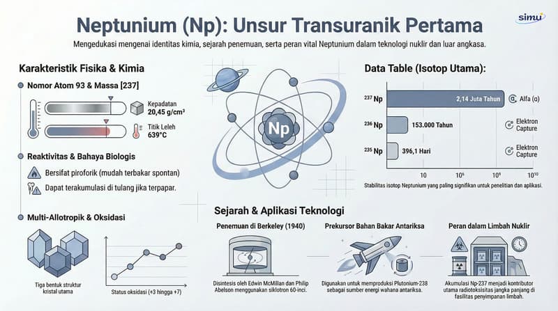 Unsur 093: Neptunium (Np)