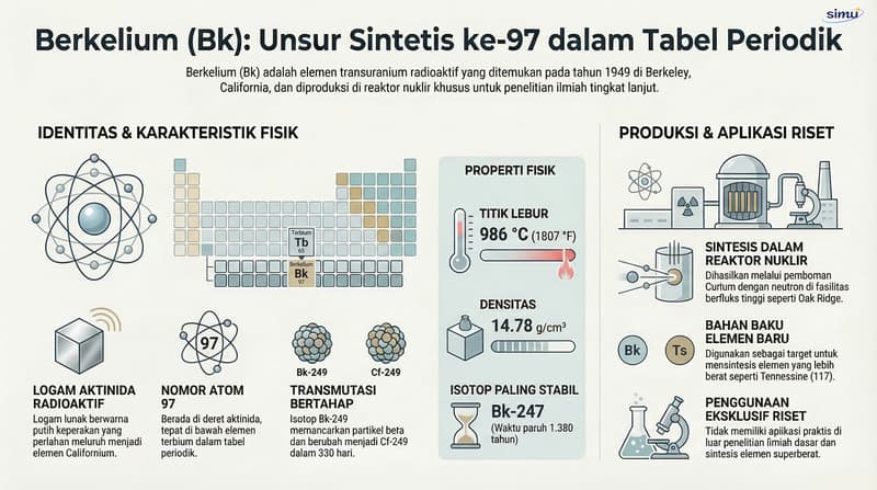 Unsur 097: Berkelium (Bk)