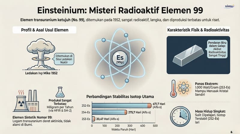 Unsur 099: Einsteinium (Es)