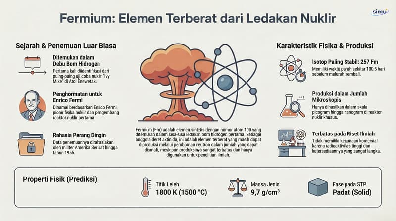 Unsur 100: Fermium (Fm)