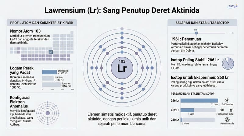 Unsur 103: Laurensium (Lr)