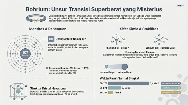 Unsur 107: Bohrium (Bh)