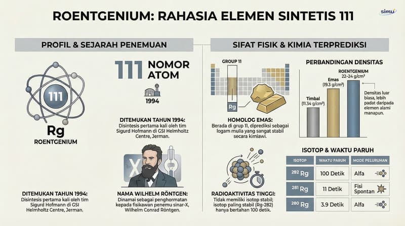 Unsur 111: Roentgenium (Rg)