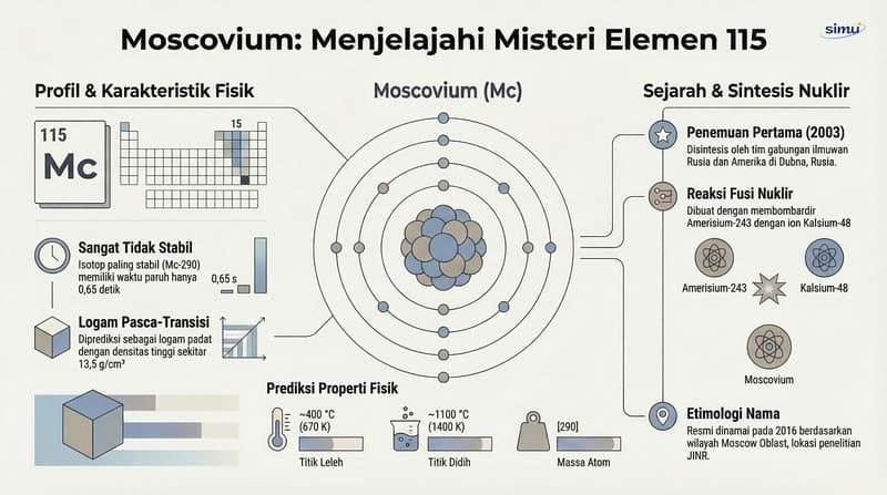 Unsur 115: Moskovium (Mc)