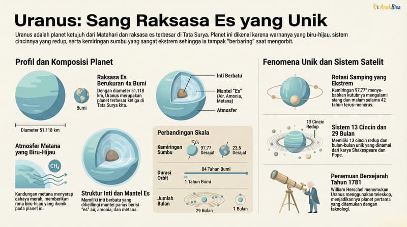 Uranus: Raksasa Es Misterius