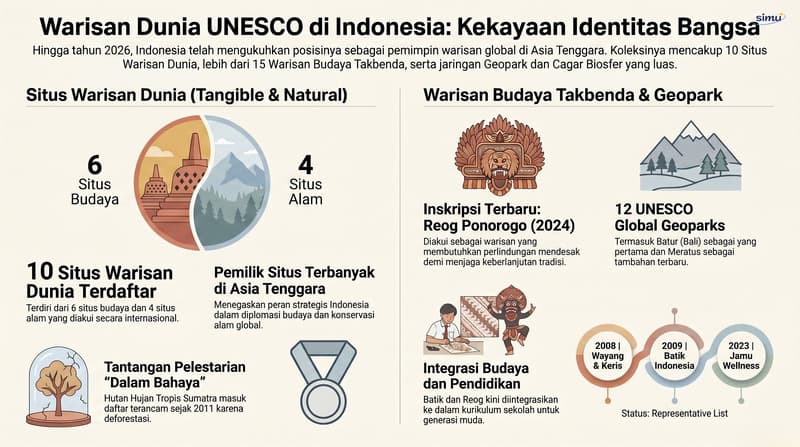 Warisan Dunia UNESCO di Indonesia