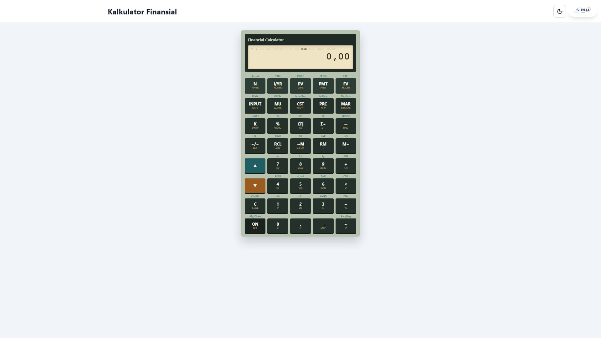 Kalkulator Finansial