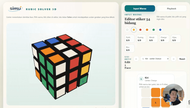Cara Mudah Menyelesaikan Kubus Rubik dengan Fitur Rubik Solver