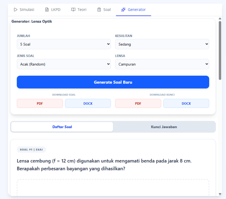 Jenis-Jenis Pertanyaan dan Jawaban