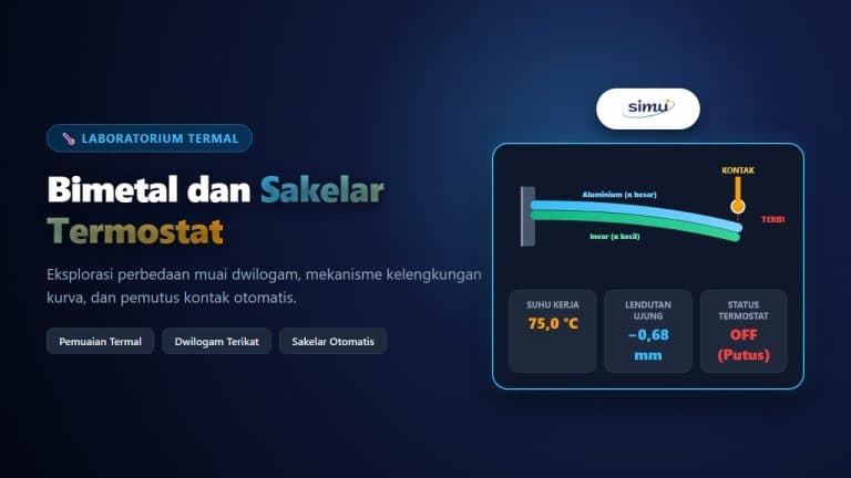 Simulasi Interaktif Bimetal dan Termostat