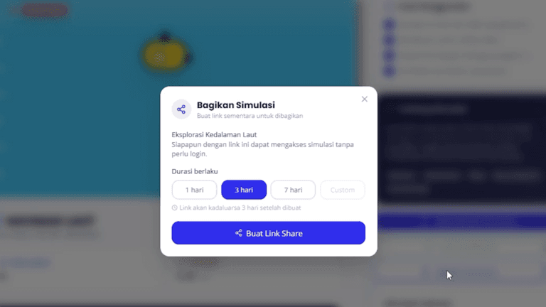 Tutorial Bagikan Simulasi Sementara
